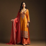 Ready Made Cotton Three Piece For Women