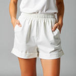 Women's Summer Casual Shorts - Stretch Elastic Waist