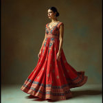 Aliya Cut Gown Ready Cotton Fashionable Long Shalwar Kamez Orna For Stylish Women