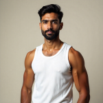 Cotton White Men’s Tank Top