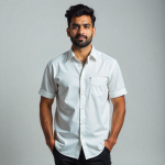 Half Sleeve Cotton Shirt For Men