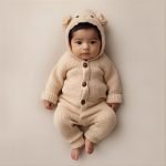 1 piece newborn to 3 months Soft Winter Dress Set Baby - Unisex 0-4 Months