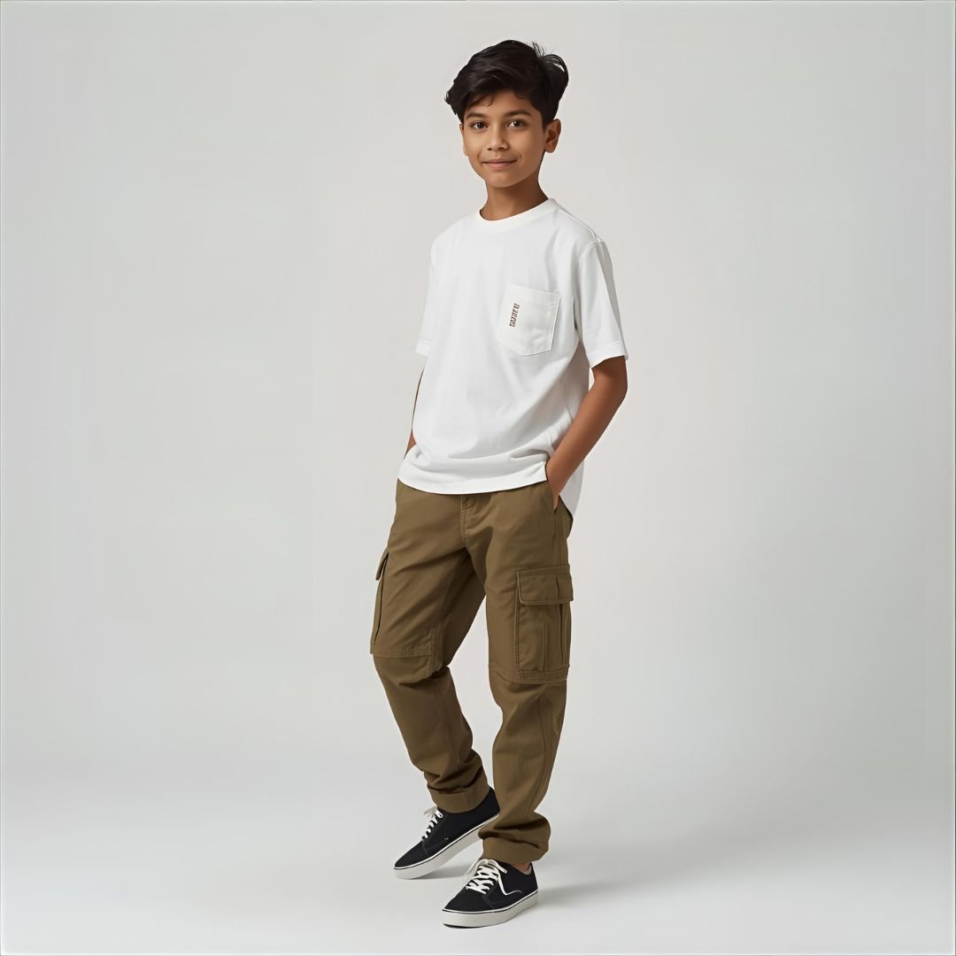 ytjy6t Boys 6 Pocket Cargo Pant - Image 1